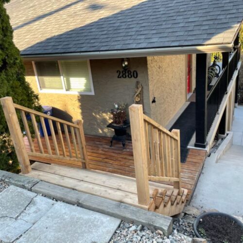 Reversible tub to shower conversion with low step entry for mobility friendly bathroom accessibility.