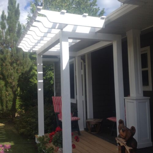 Reversible tub to shower conversion with low step entry for mobility friendly bathroom accessibility.